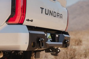 Toyota Tundra Rear Bumper - DV8 Offroad - Spec Series, Mid-Width, Steel - Black - `22-`26